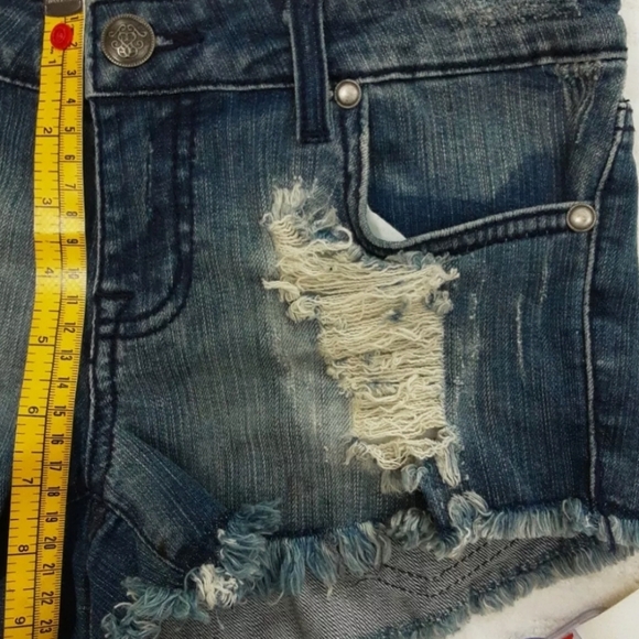 🪻BOGO🪻 Jessica Simpson Myra Fray Jean Distressed‎ Cut-Off Shorts - Picture 9 of 12